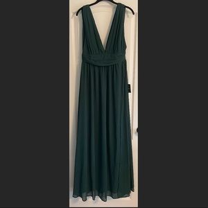 Lulus Heavenly Hues Forest Green Maxi Dress